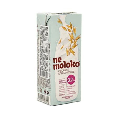 Молоко Растительное NeMoloko Классический 3,2% 200 мл