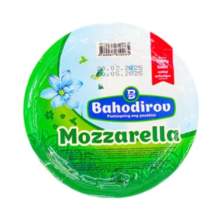 Сыр Моцарелла Bahodirov 45% 400 гр