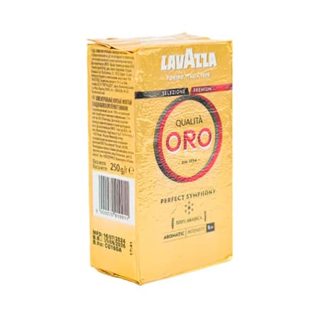 Кофе Молотый Lavazza Qualita Oro 100% Арабика 250 гр