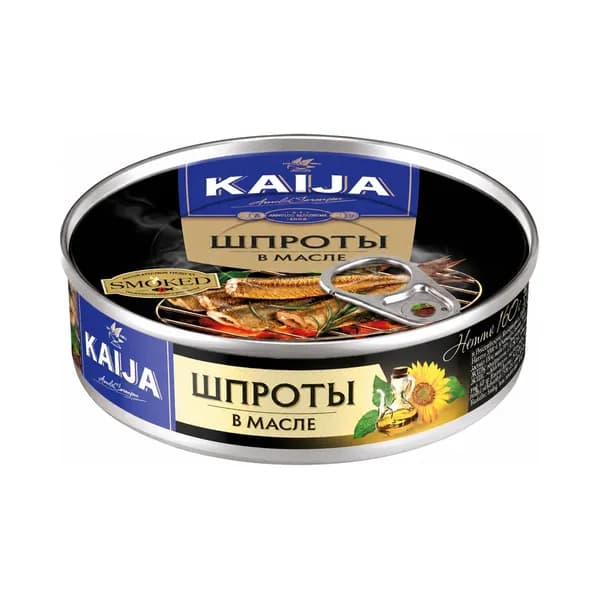 Шпроты Kaija В Масле 160 гр