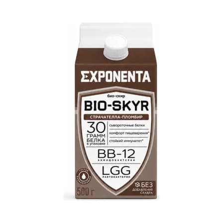 Кефир Exponenta Bio Skyr Страчателла Пломбир 500 гр