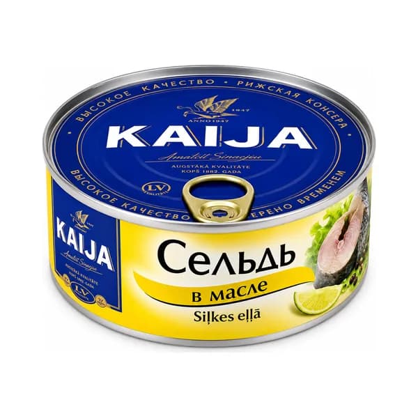 Сельдь Kaija В Масле 240 гр