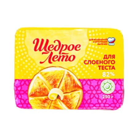 Маргарин Щедрое Лето 82% 250 гр