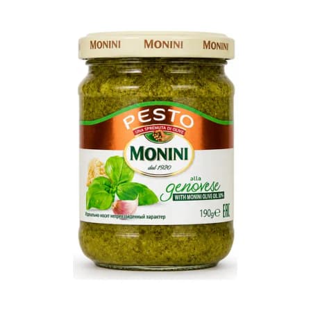 Соус Monini с Оливковым Маслом С Чесноком 37,6% 190 гр
