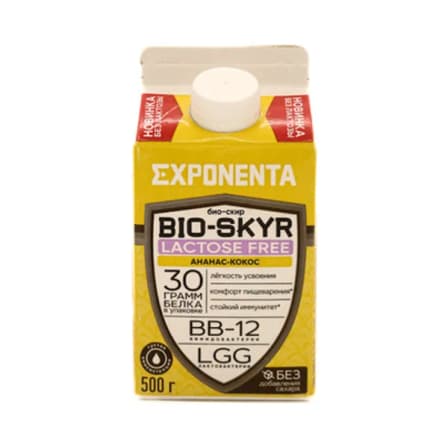 Кефир Exponenta Bio Skyr Ананас Кокос 500 гр