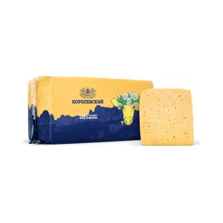 Сыр Полутвердый Беловежский Королевский 50% Вес