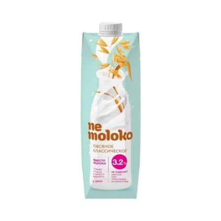 Молоко Растительное Nemoloko Овсяное Классическое 3,2% 1 л