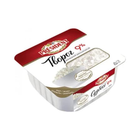 Творог President 9% 450 гр