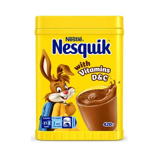 Какао Nesquik Быстрорастворимый 420 гр