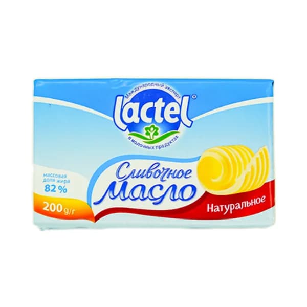 Масло Сливочное Lactel 82% 200 гр