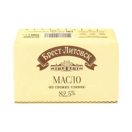 Масло Сливочное Брест Литовск 82,5% 360 гр