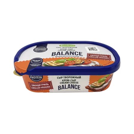 Сыр Творожный Bonfesto Balance Protein Овощи-Гриль 140 Гр