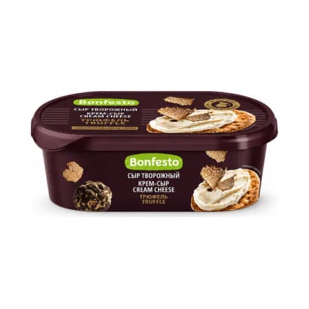 Сыр Творожный Bonfesto Cream Chesse Трюфель 65% 140 Гр