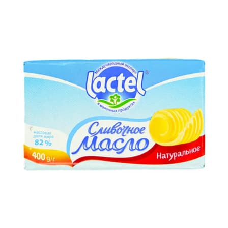 Масло Сливочное Lactel 82% 400 гр