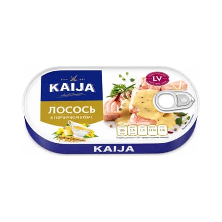 Лосось Kaija Филе В Горчичном Креме 170 гр