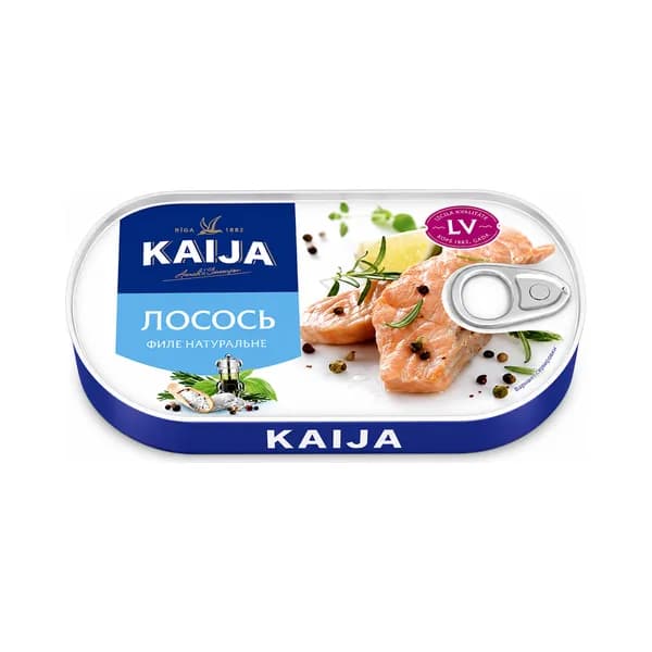 Лосось Kaija Филе Натуральный 170 гр