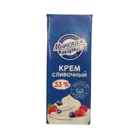 Сливочный Крем Минская Марка 33% 200 гр