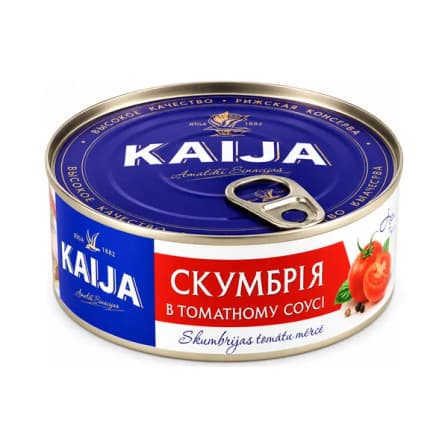 Скумбрия Kaija В Томатном соусе 240 гр