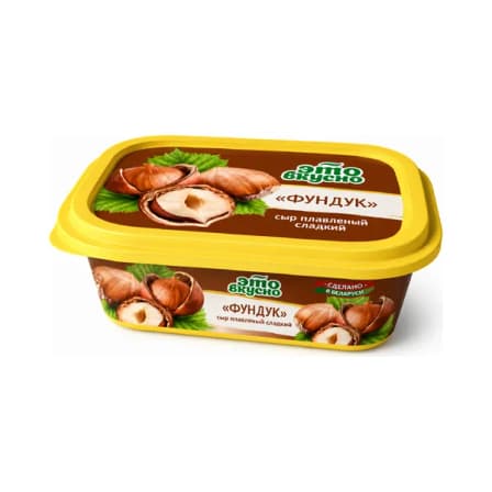 Сыр Плавленый Сладкий Это Вкусно Фундук 40% 150 гр