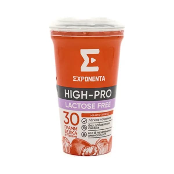 Йогурт ложковый Exponenta High-Pro Манго-Кокос 250 гр