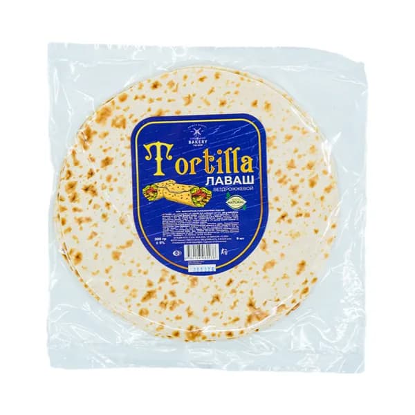 Лаваш Tortilla 5% (8 шт.) 300 гр