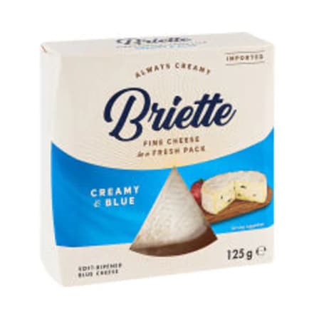 Сыр Мягкий с Голубой Плесенью Briette Creamy & Blue  60% 125 гр