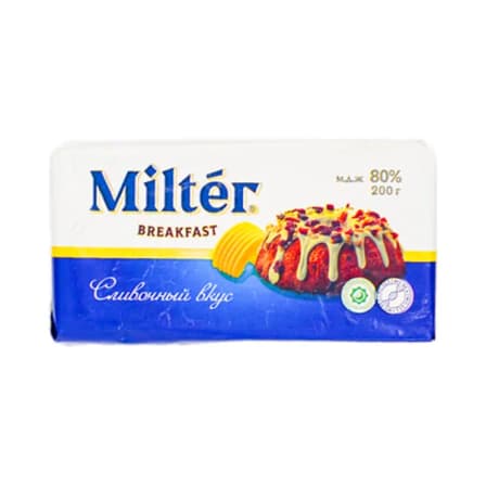 Маргарин Milter 80% 200 гр