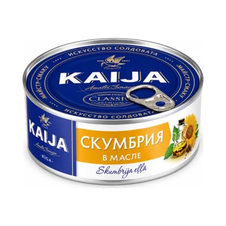 Скумбрия Kaija В Масле  240 гр