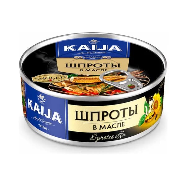 Шпроты Kaija В Масле 240 гр