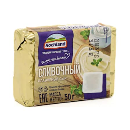 Сыр Плавленый Hochland Сливочный 35% 50 гр
