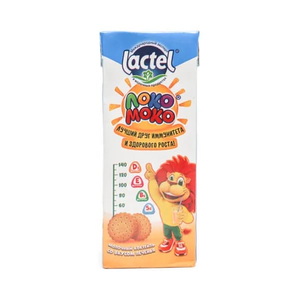 Молочный Коктейль Lactel Со Вкусом Печенья 200 гр