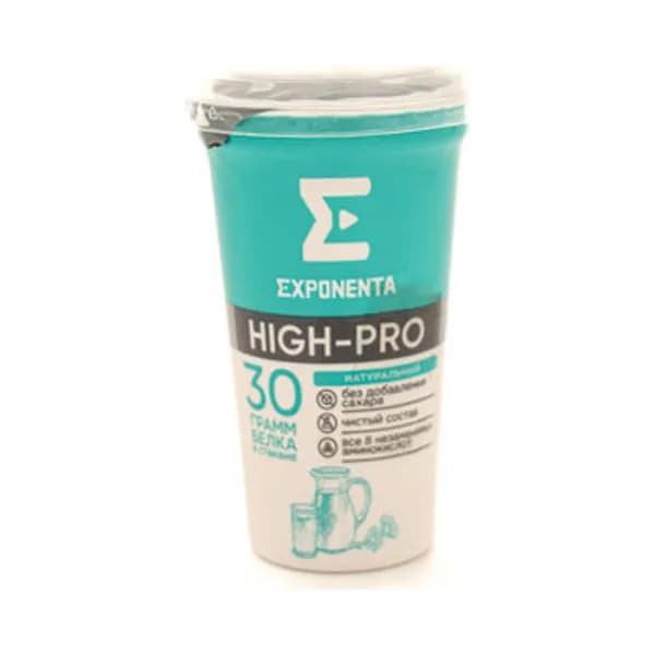 Йогурт ложковый Exponenta High-Pro Натуральный 250 гр