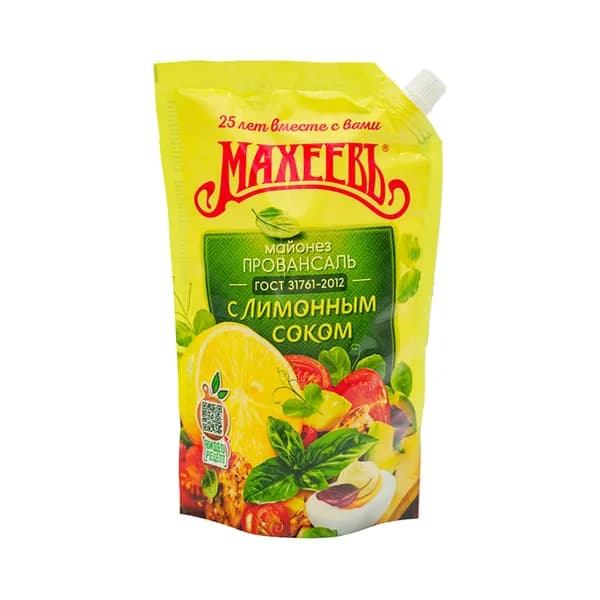 Майонез Махеевъ Провансаль с Лимонным соком д/п 770 гр