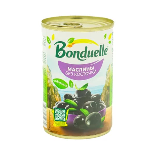 Маслины Bonduelle Без Косточки 300 гр