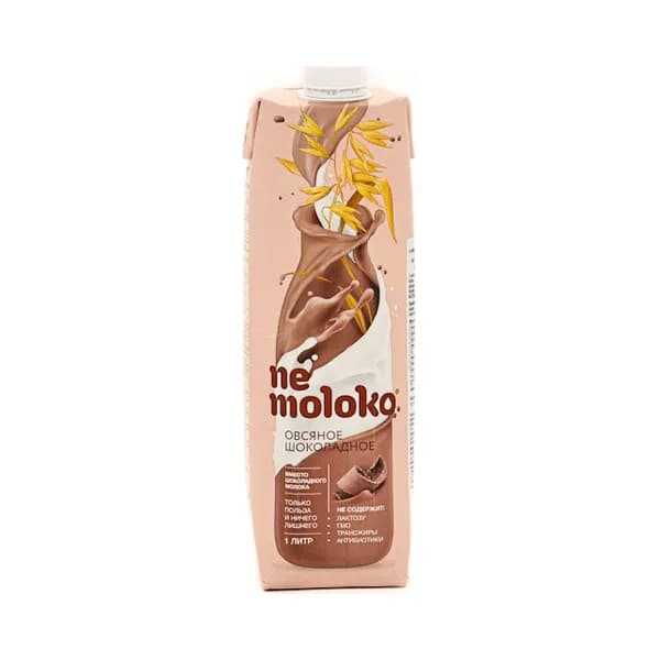 Молоко Растительное NeMoloko Овсянный Шоколадный 1 л