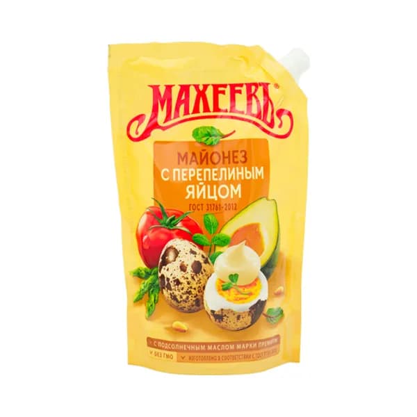 Майонез Махеевъ с Перепелиным яйцом д/п 770 гр