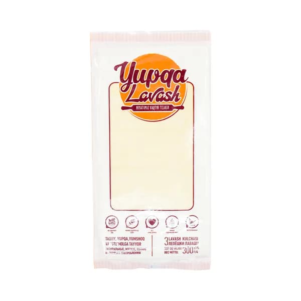 Лаваш Yupqa 3 шт 300 гр