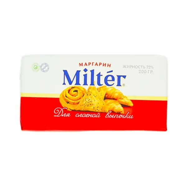 Маргарин Milter 72% 200 гр