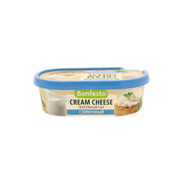 Сыр Творожный Cream Cheese Bonfesto Сливочный 65% 140 гр